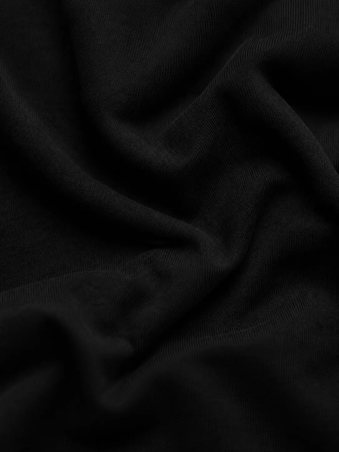 The Trust - Embroidery Oversize T-Shirt - Deep Black