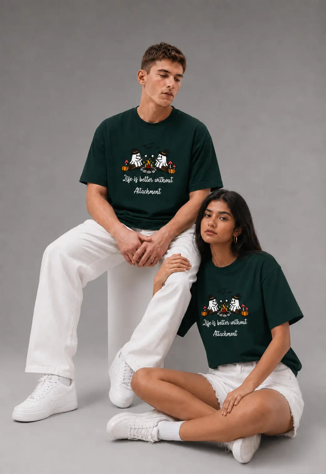 Detached Souls - Life is Better Without Attachments - Oversized T-Shirt