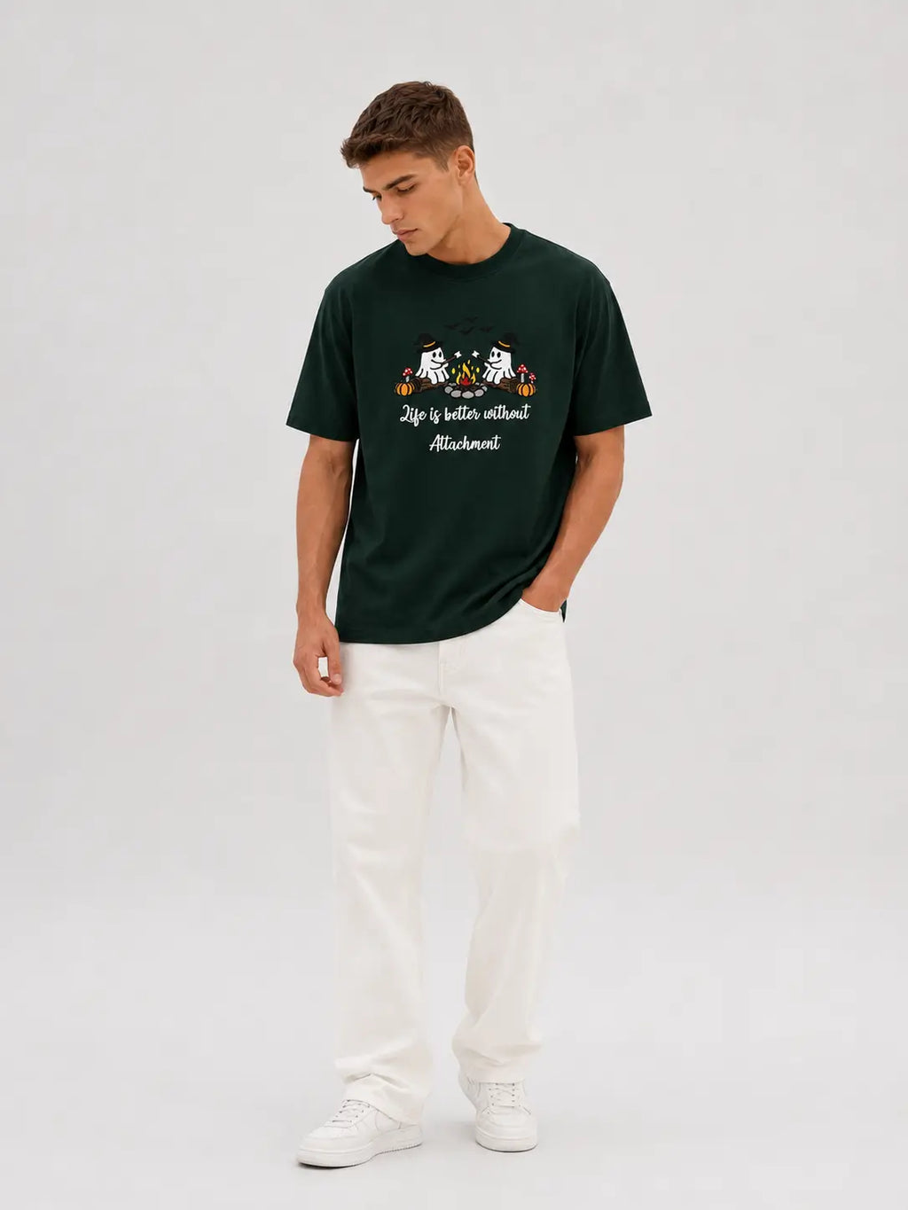 Detached Souls - Life is Better Without Attachments - Oversized T-Shirt