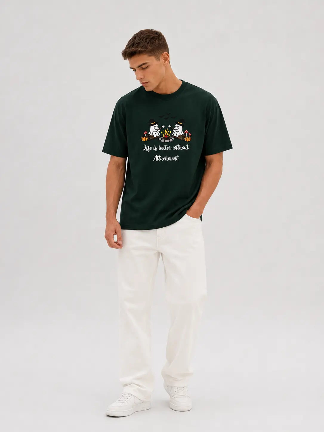 Detached Souls - Life is Better Without Attachments - Oversized T-Shirt