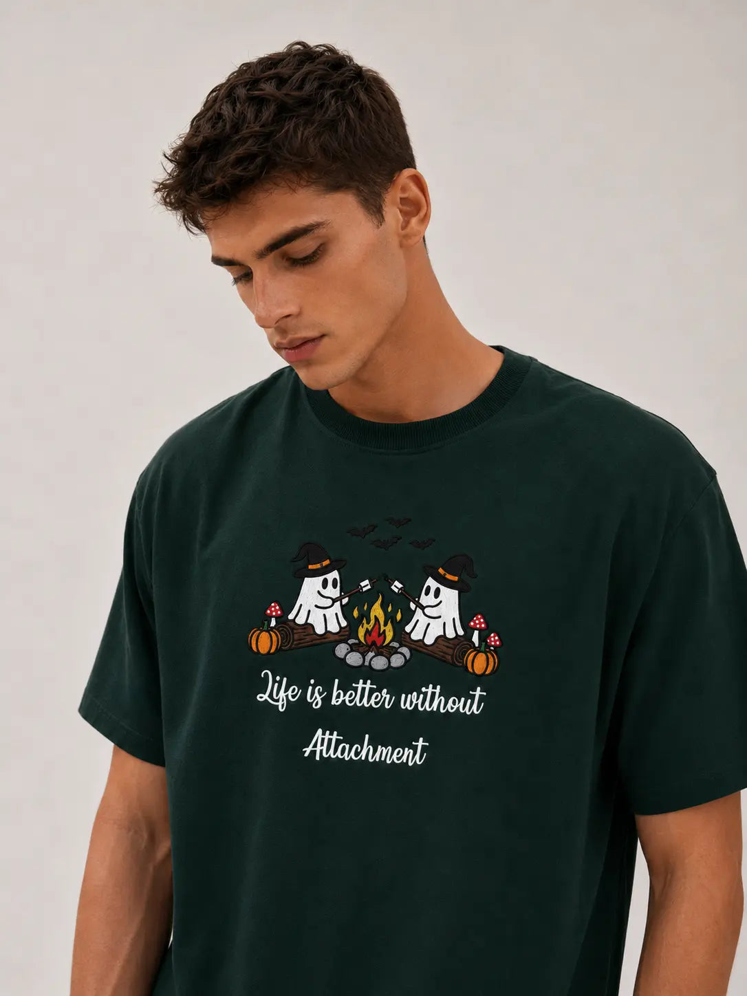 Detached Souls - Life is Better Without Attachments - Oversized T-Shirt