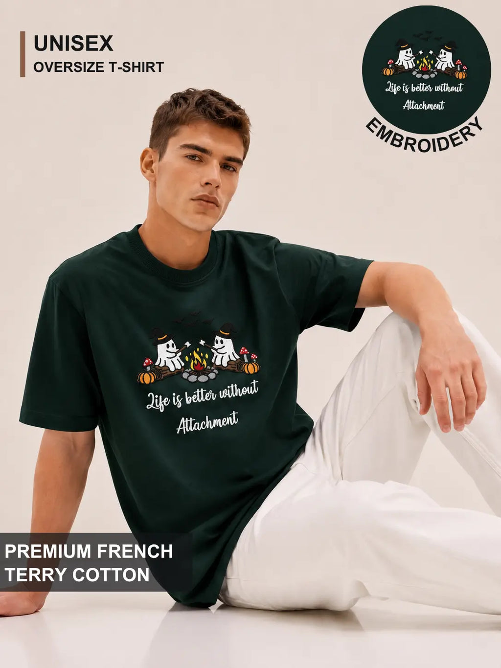 Detached Souls - Life is Better Without Attachments - Oversized T-Shirt