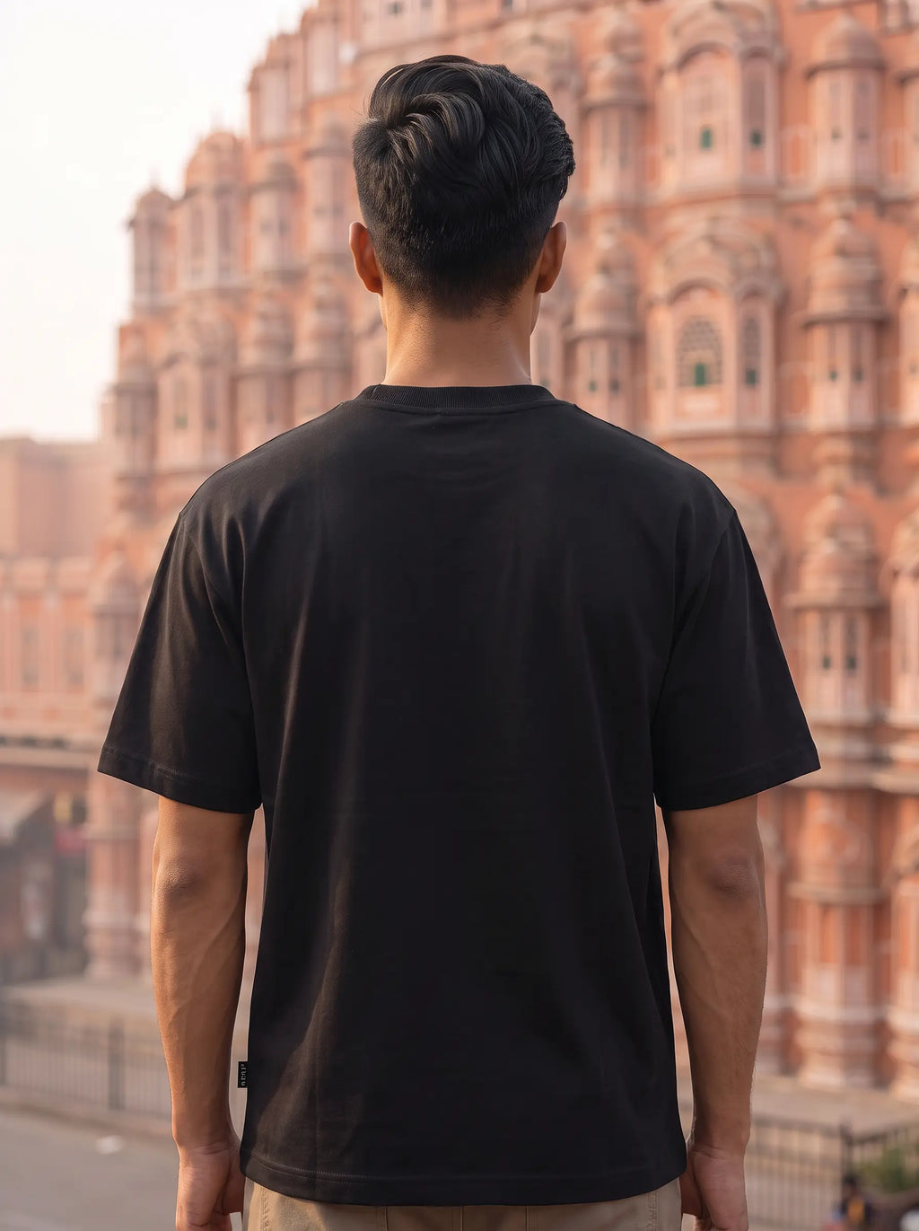 Oversized Unisex T-Shirt: Faith Door