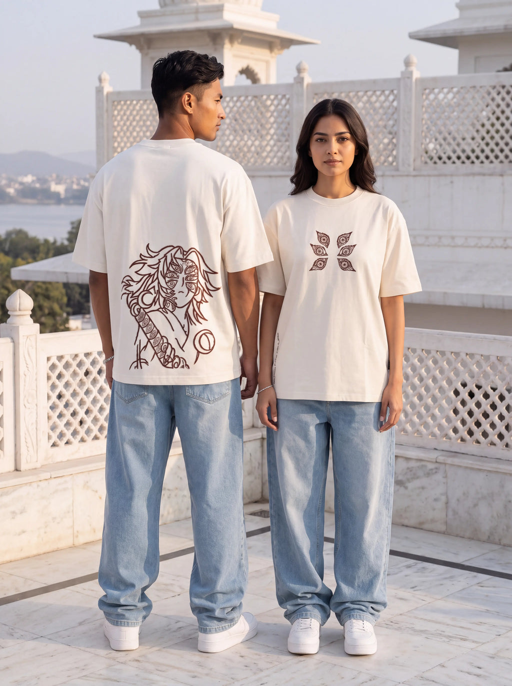 Oversized Unisex T-Shirt: Demon Slayer