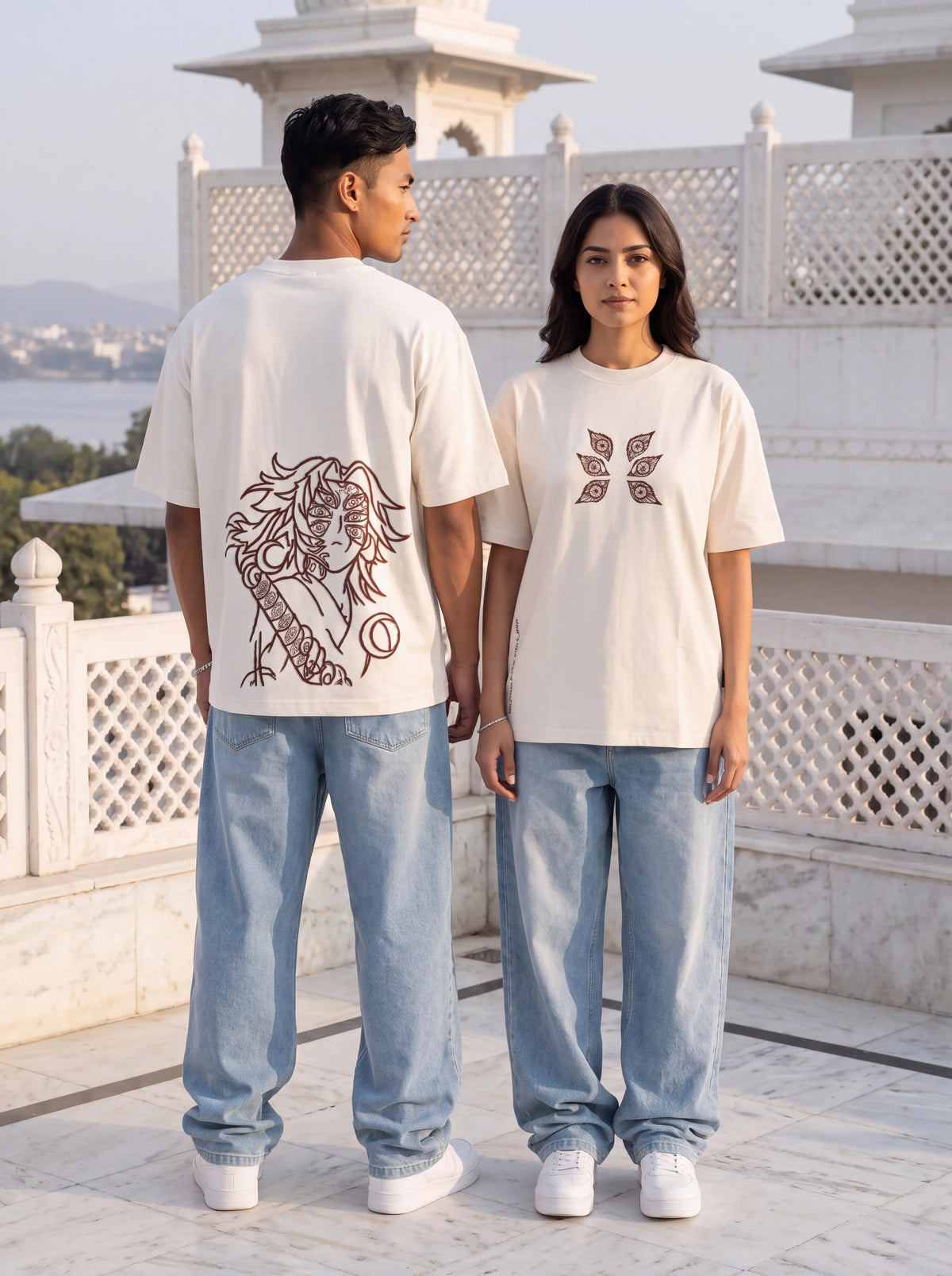 Oversized Unisex T-Shirt: Demon Slayer