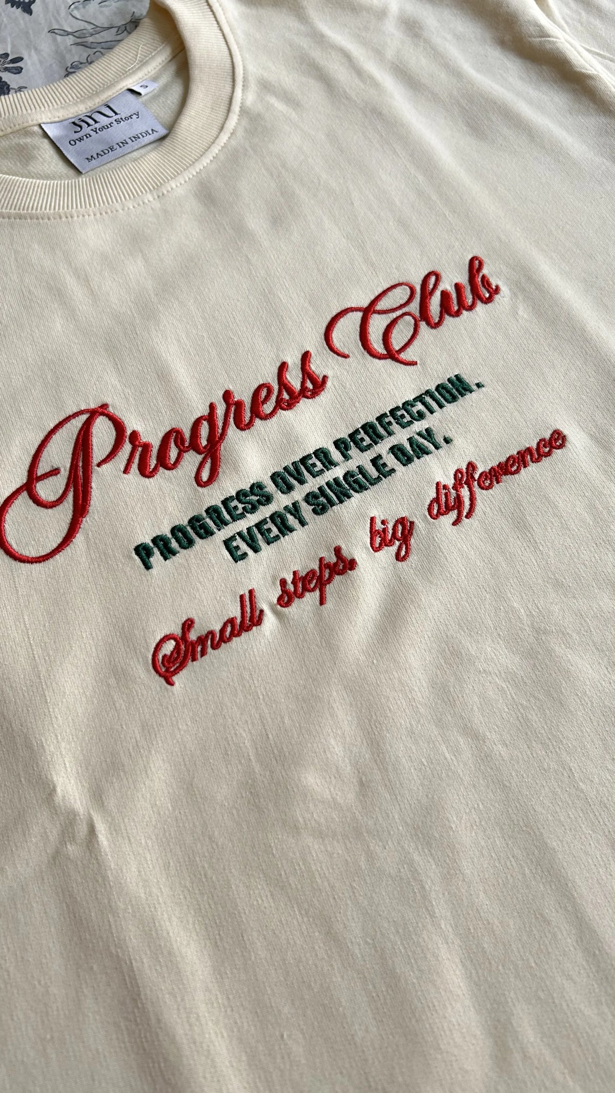 Oversized Unisex T-Shirt: Progress Club