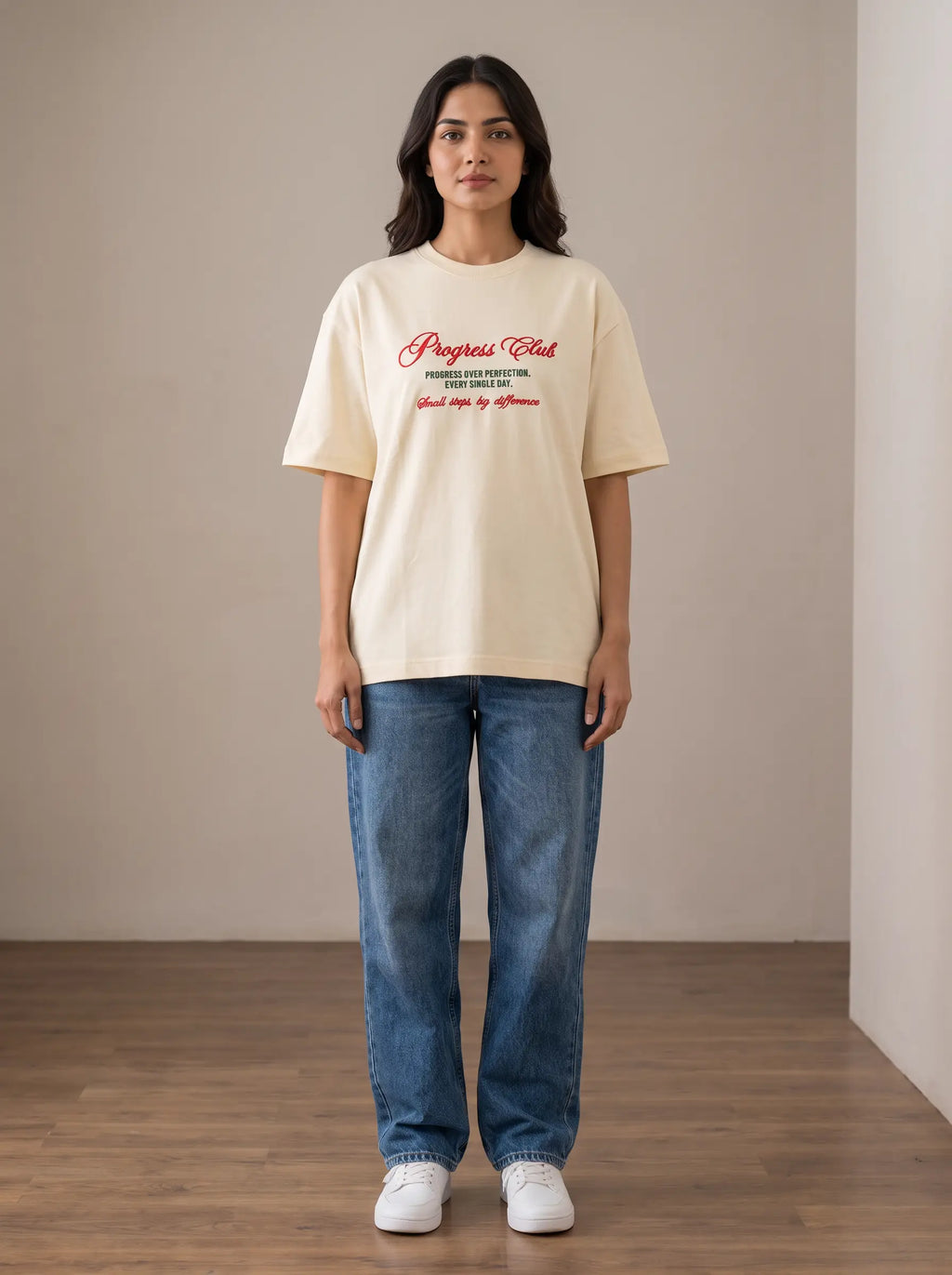 Oversized Unisex T-Shirt: Progress Club