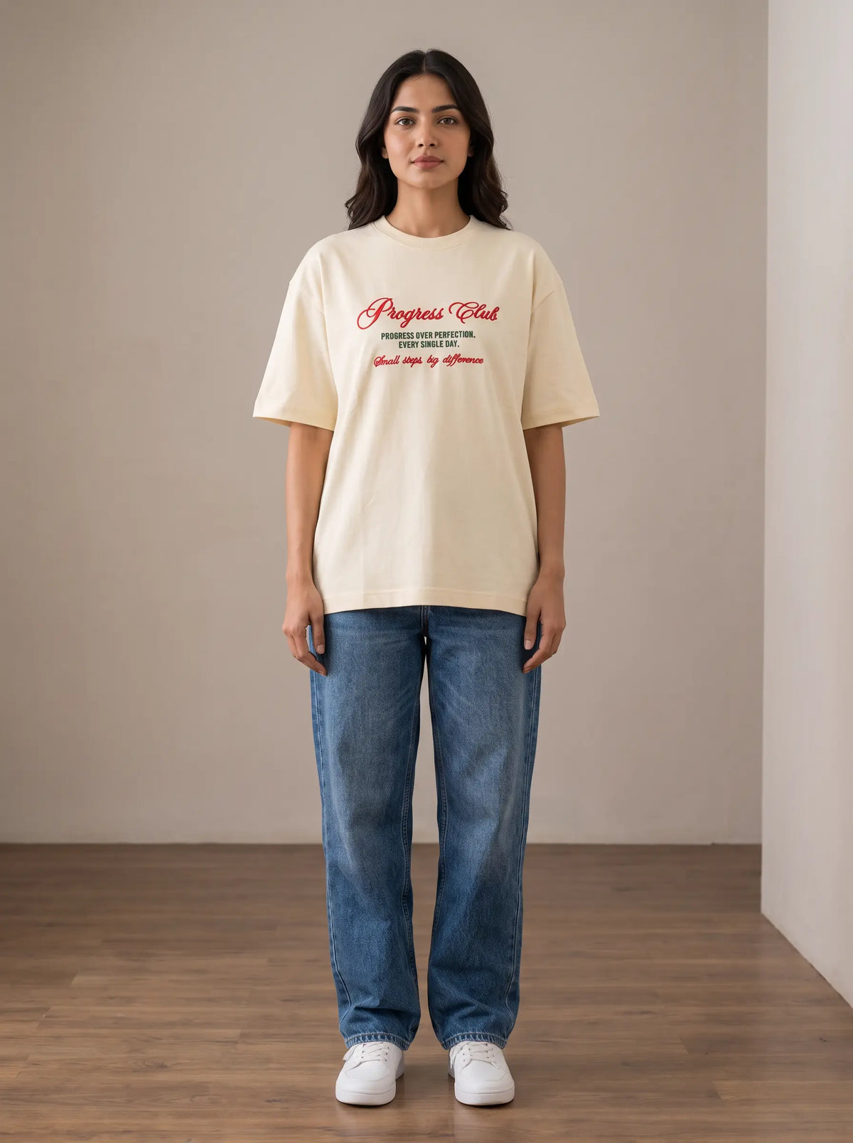 Oversized Unisex T-Shirt: Progress Club