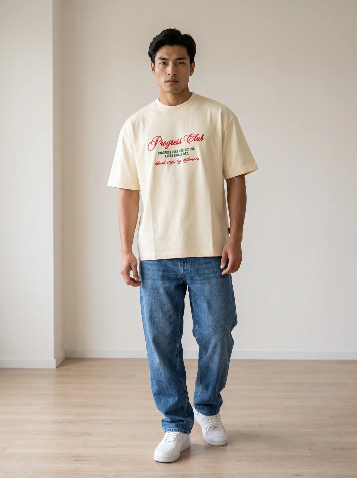 Oversized Unisex T-Shirt: Progress Club