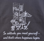 Oversized Unisex T-Shirt: Solitude Café